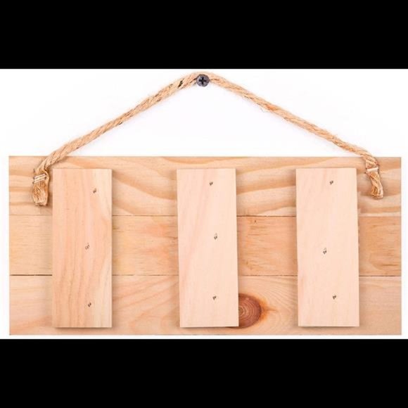 Love You to The Moon and Back Night Sky 5 x 10 Wood Plank Design Hanging Sign - Picture 4 of 7